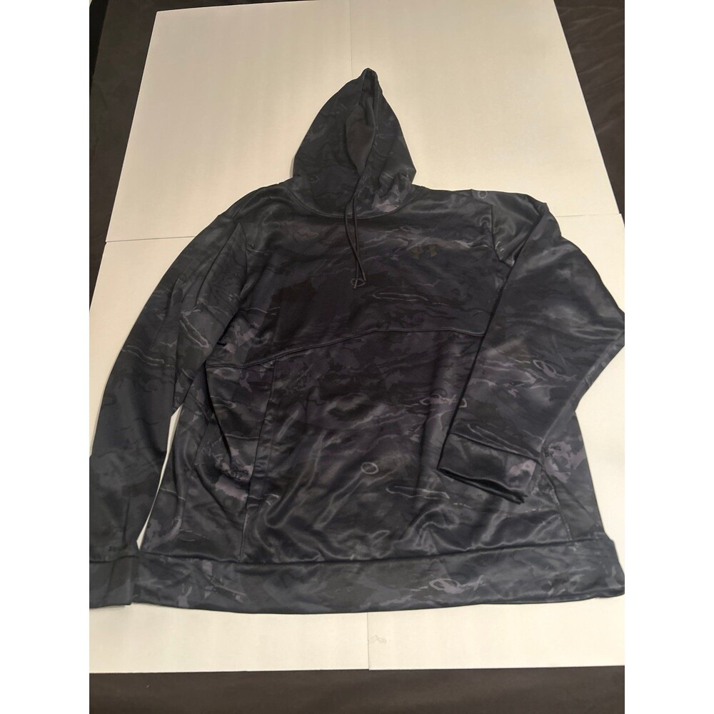 Under Armour Men’s Black Digital Camo Pullover Hoodie Size 3XL
